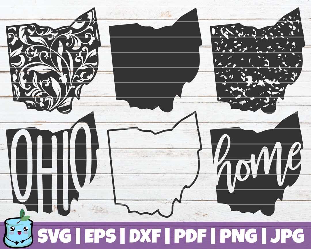Ohio State SVG Bundle SVG Cut Files Commercial Use Instant Download