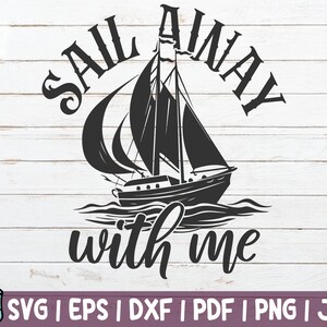 Sailing SVG Bundle Sailor SVG Cut Files commercial use instant download printable vector Traveling Cruising SVG Boating image 7