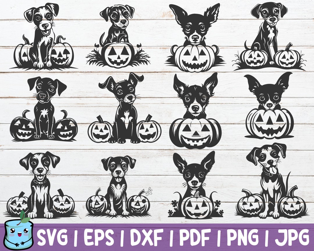 Halloween Dogs SVG Bundle Halloween Puppy SVG Cut File - Etsy