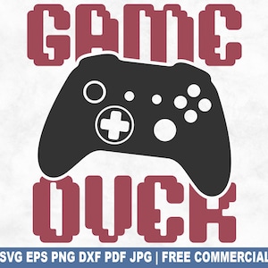 Game Over SVG Cut File, Funny Gaming Gamer SVG for Cricut Silhouette, Video Games Printable PNG for Shirts Mugs Crafts