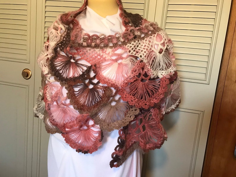 Crochet Bridal Shawl Wedding Shawl Elegant Dressy Shawl Etsy