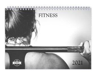 Fitness Calendar Etsy