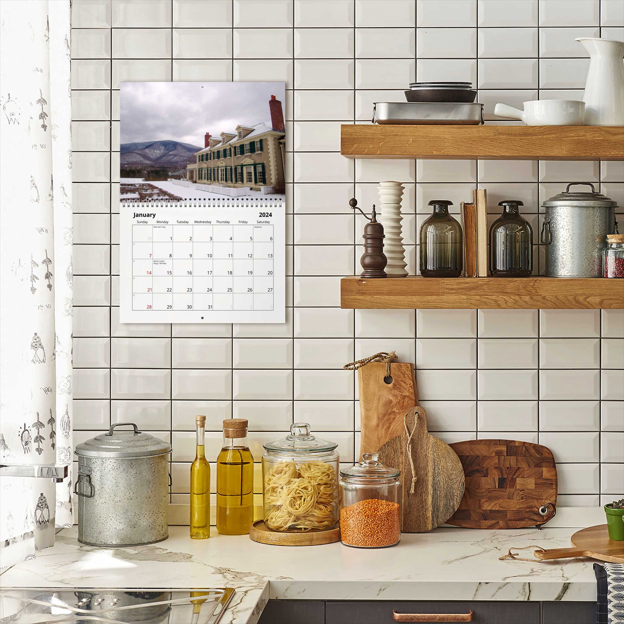 Vermont 2024 Wall Calendar sold by Mentality Alta SKU 4604167