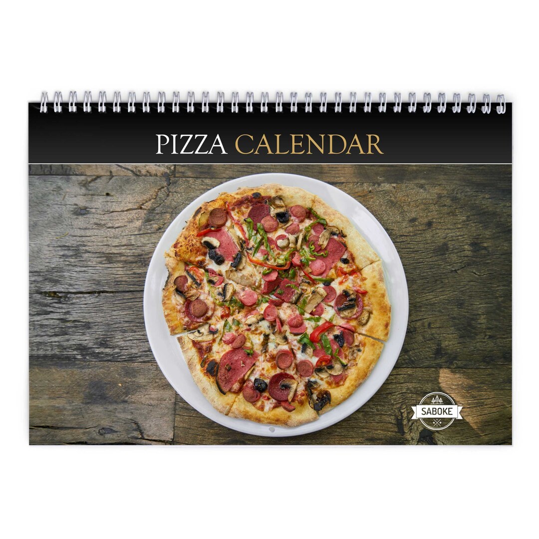 Pizza 2024 Wall Calendar IDW23091 Etsy