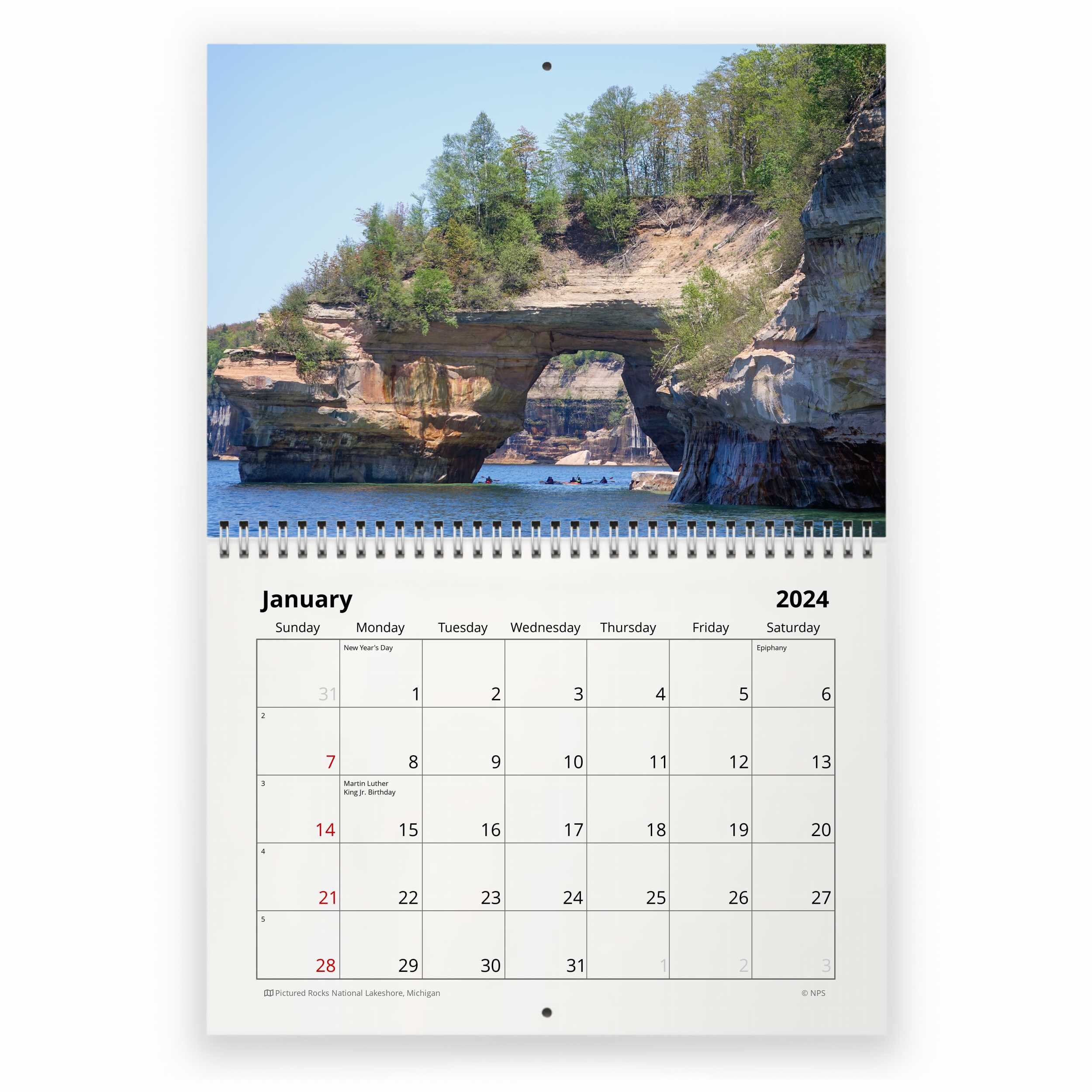 Kayak 2024 Wall Calendar sold by Bored Marisa SKU 97159509 Printerval
