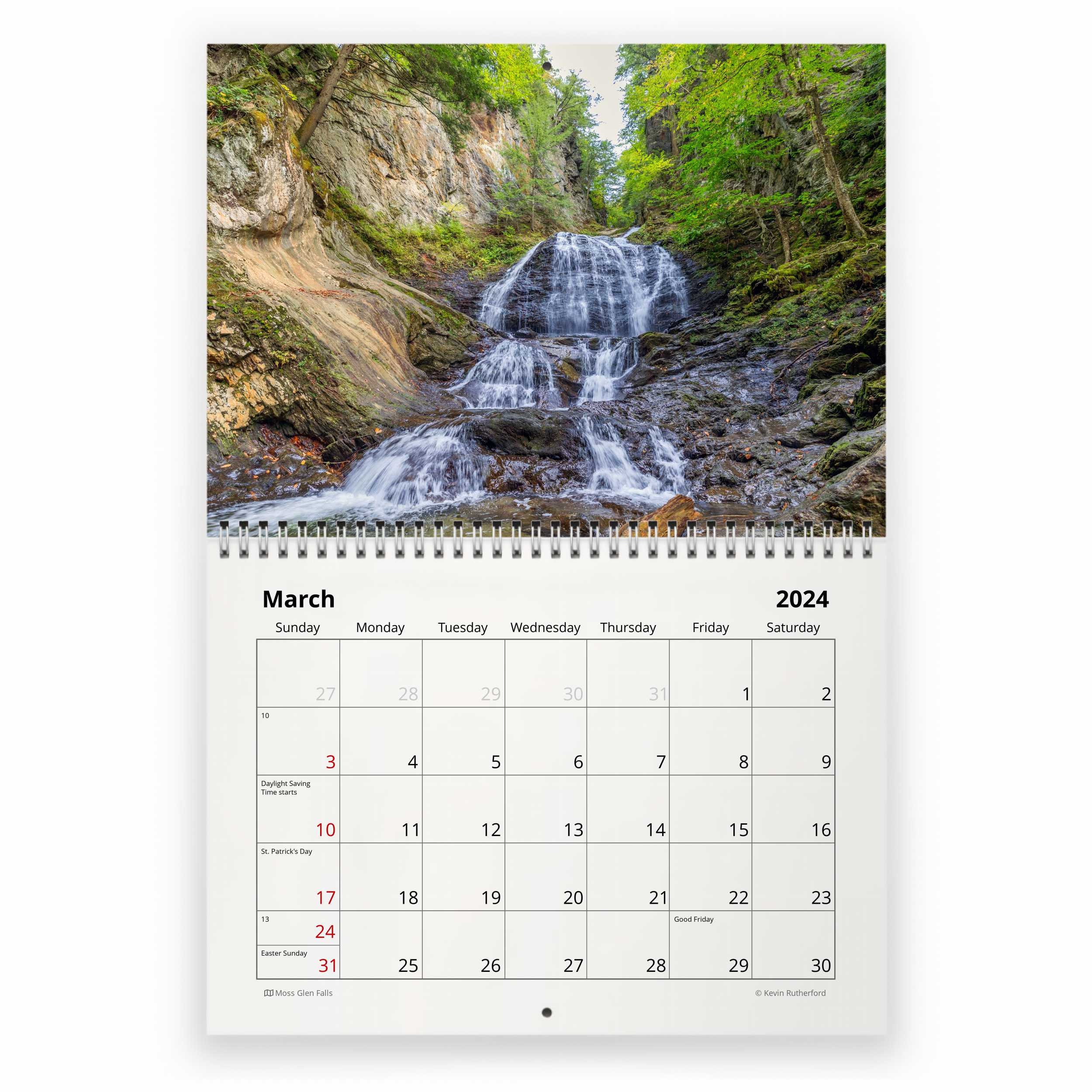 Vermont 2024 Wall Calendar sold by Mentality Alta SKU 4604167