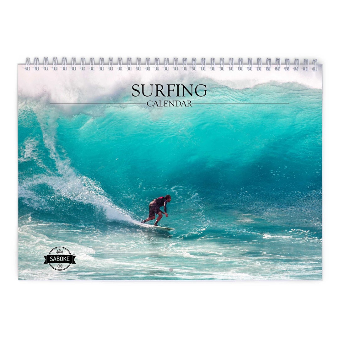 Surfing 2024 Wall Calendar IDW24109 Etsy