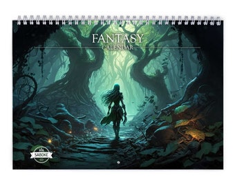 Fantasy 2024 Wall Calendar ID:W24096