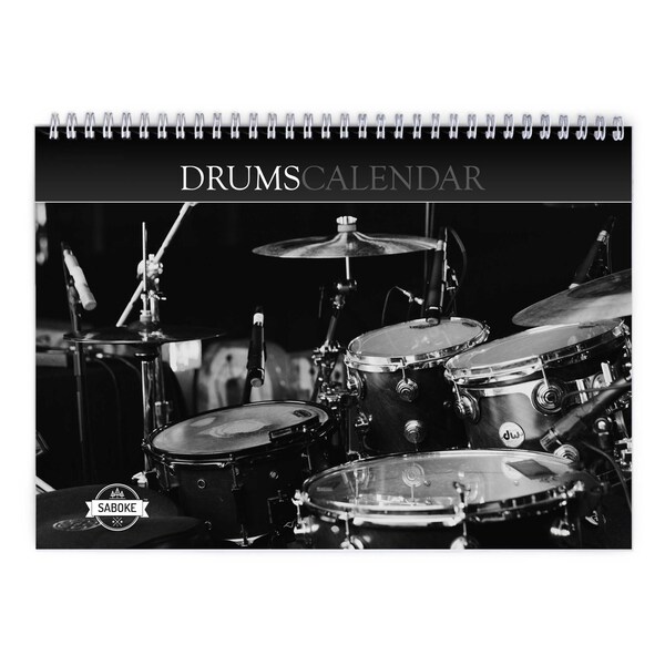 Drums 2024 Wall Calendar ID:W24089