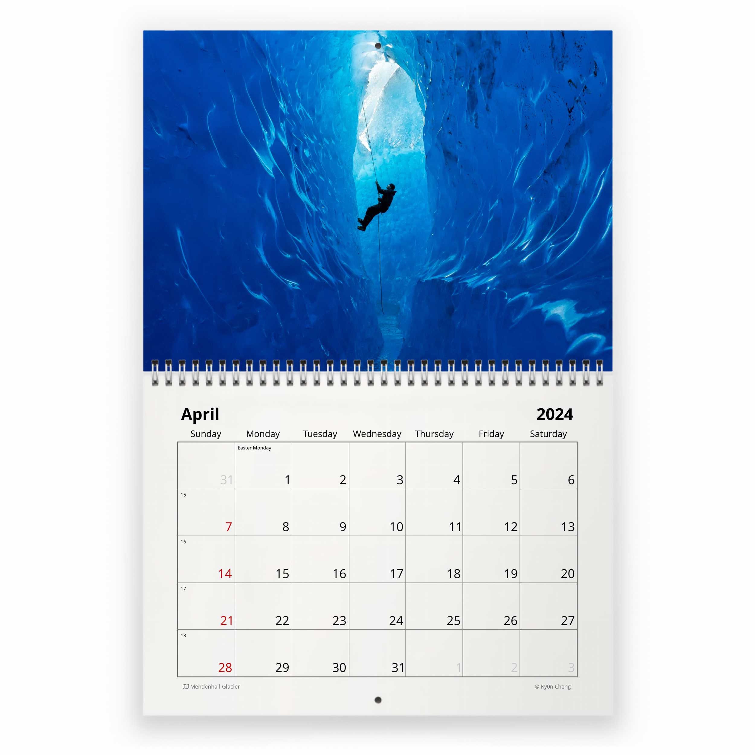 Caves 2024 Wall Calendar sold by Robbi Requisition SKU 4604159