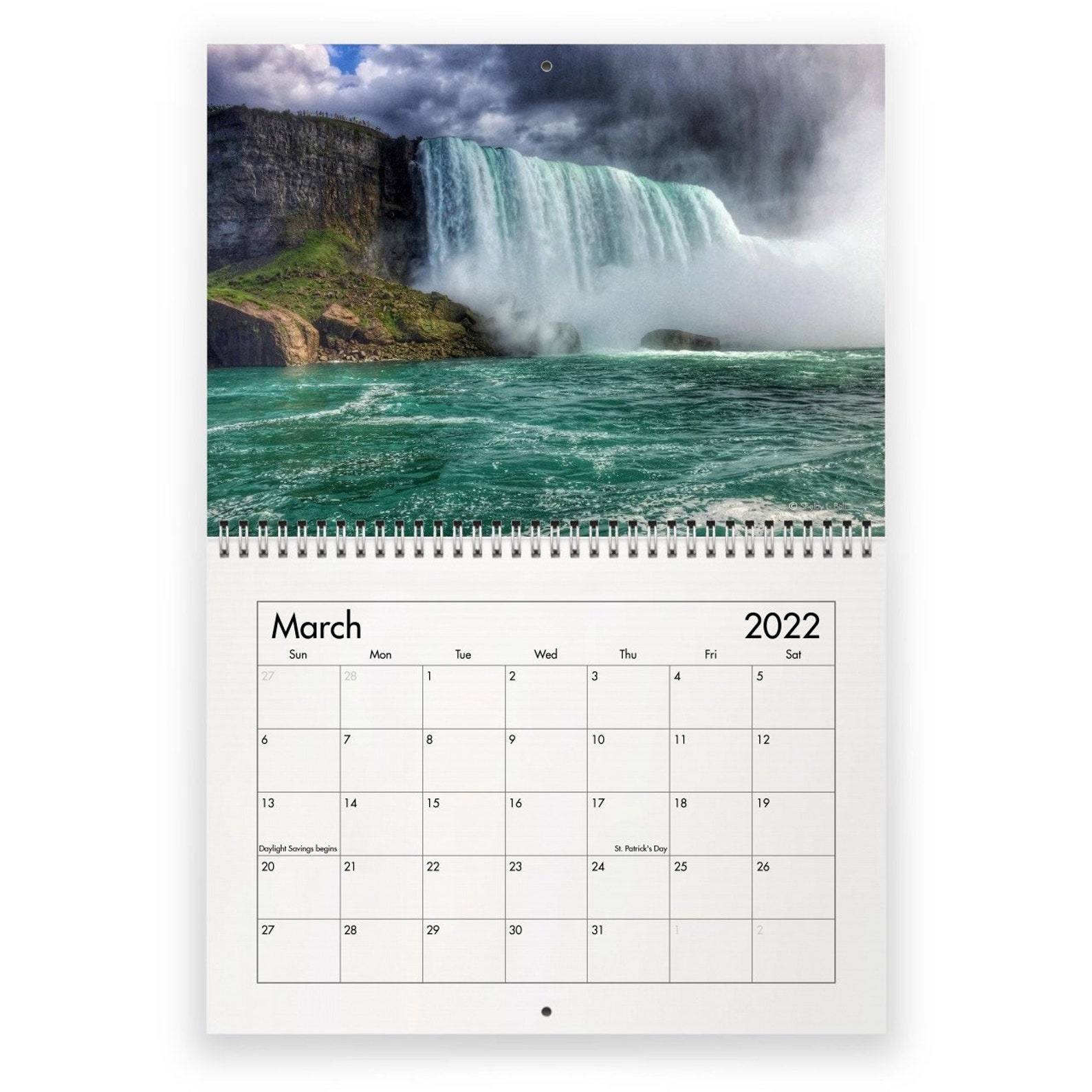 Niagara Falls 2022 Wall Calendar ID12300 Etsy