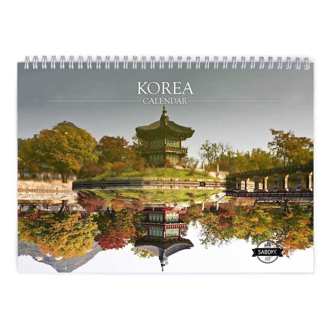 Korea 2025 Wall Calendar IDW25051 Etsy