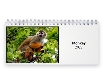Monkey Calendar | Etsy