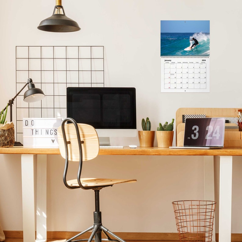 Surfing 2024 Wall Calendar IDW24109 Etsy