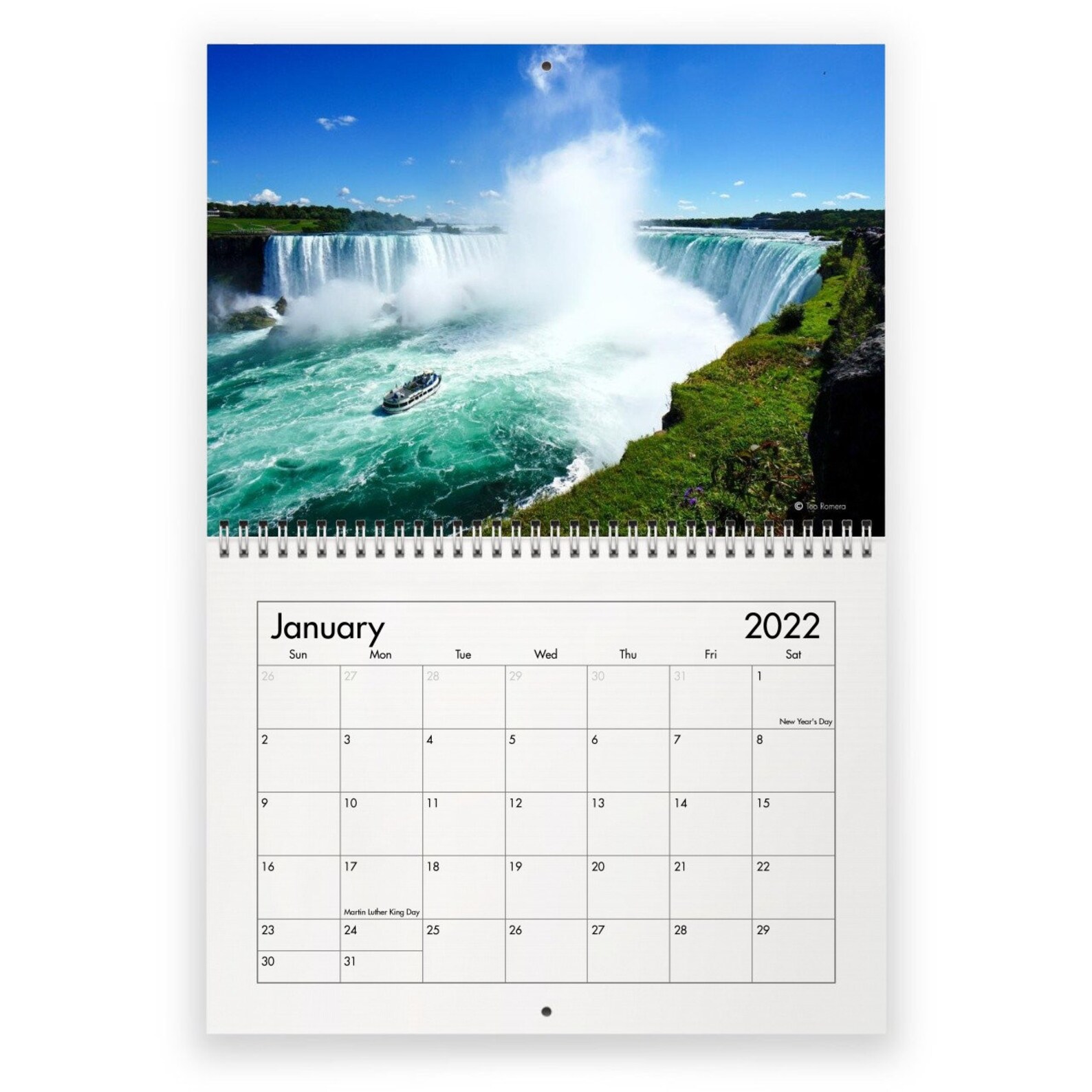 Niagara Falls 2022 Wall Calendar ID12300 Etsy
