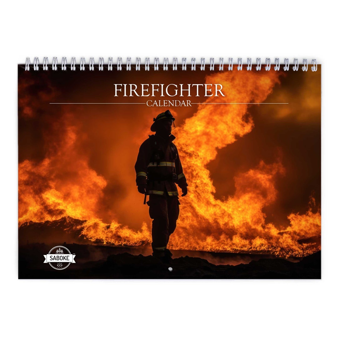 Firefighter 2024 Wall Calendar IDW24097 Etsy