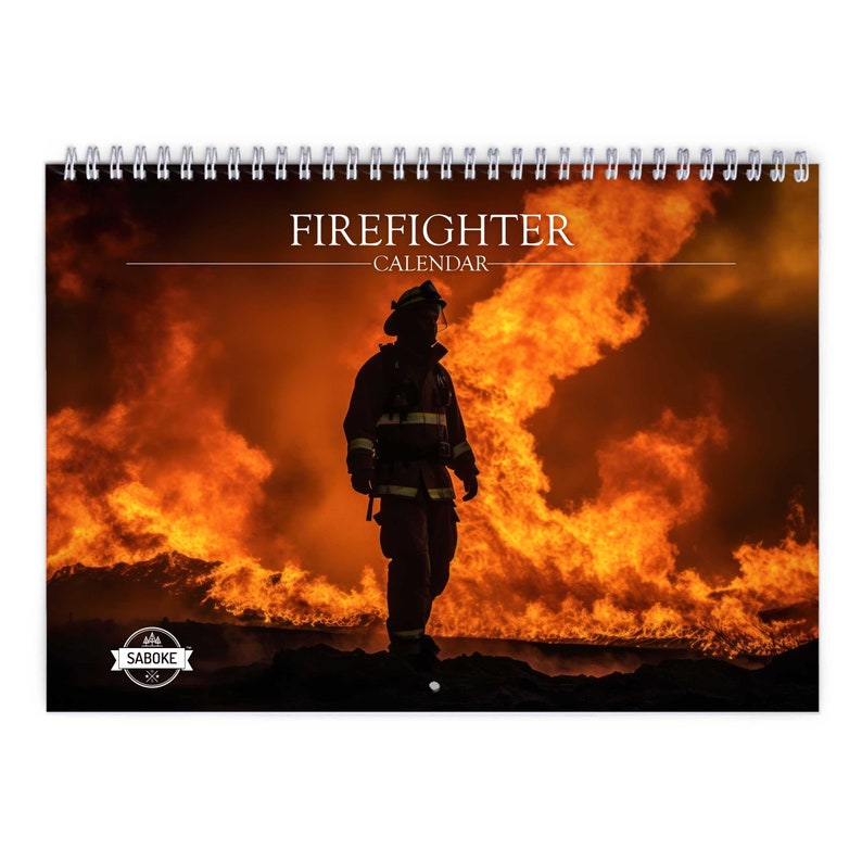 Firefighter 2024 Wall Calendar IDW24097 Etsy