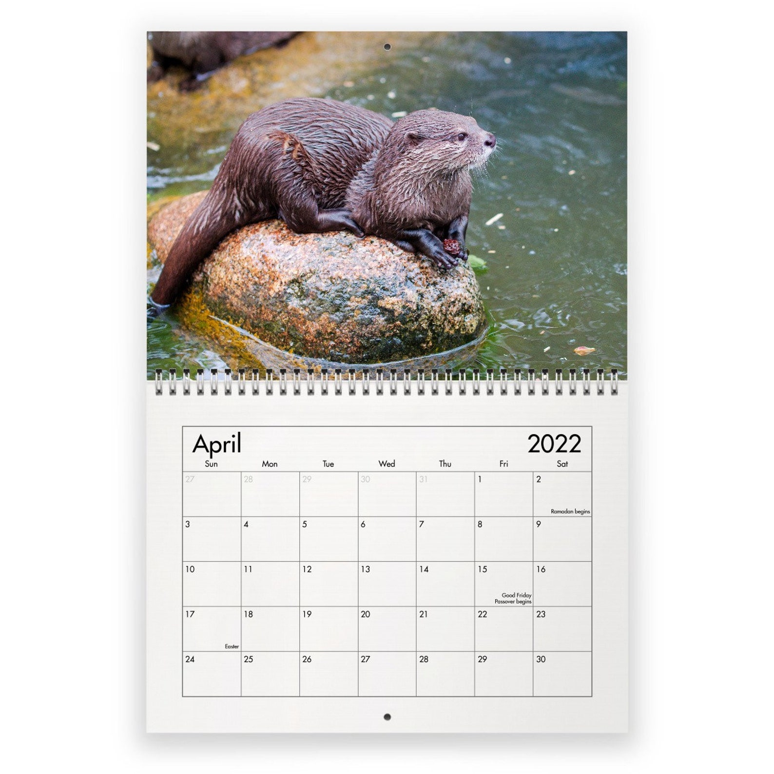 otter-2022-wall-calendar-id-12258-etsy