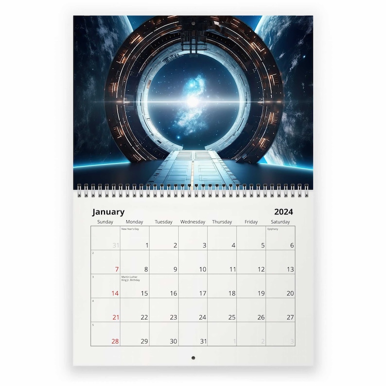 Sci Fi 2024 Wall Calendar IDW24101 Etsy