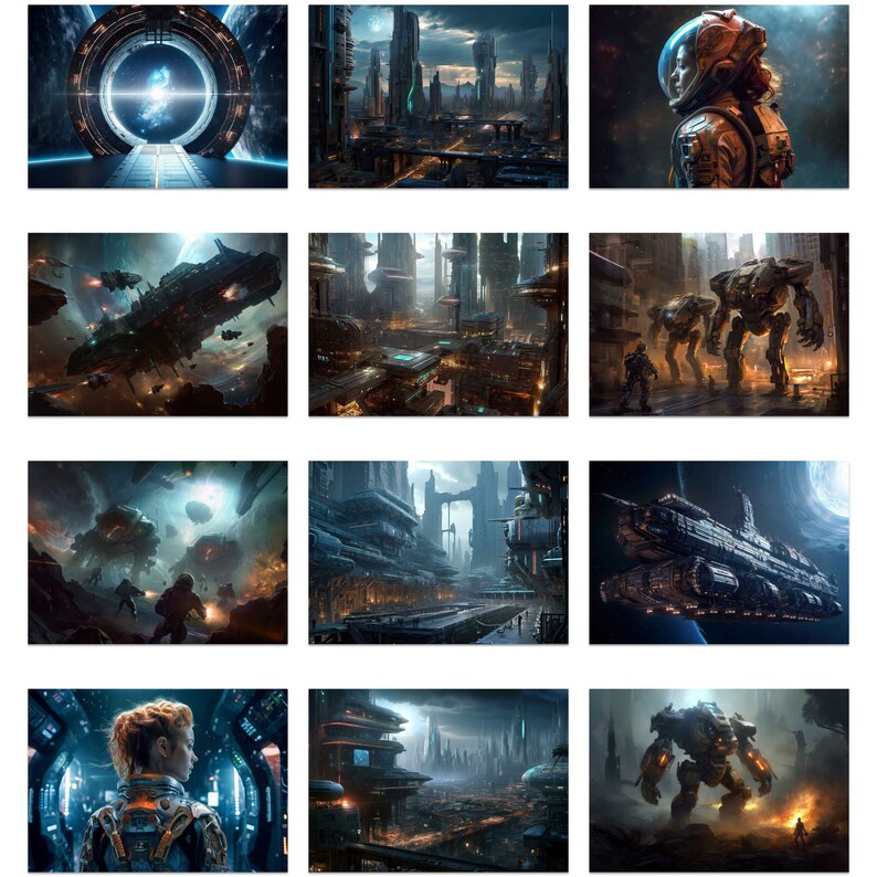 Sci Fi 2025 Wall Calendar IDW24101 Etsy