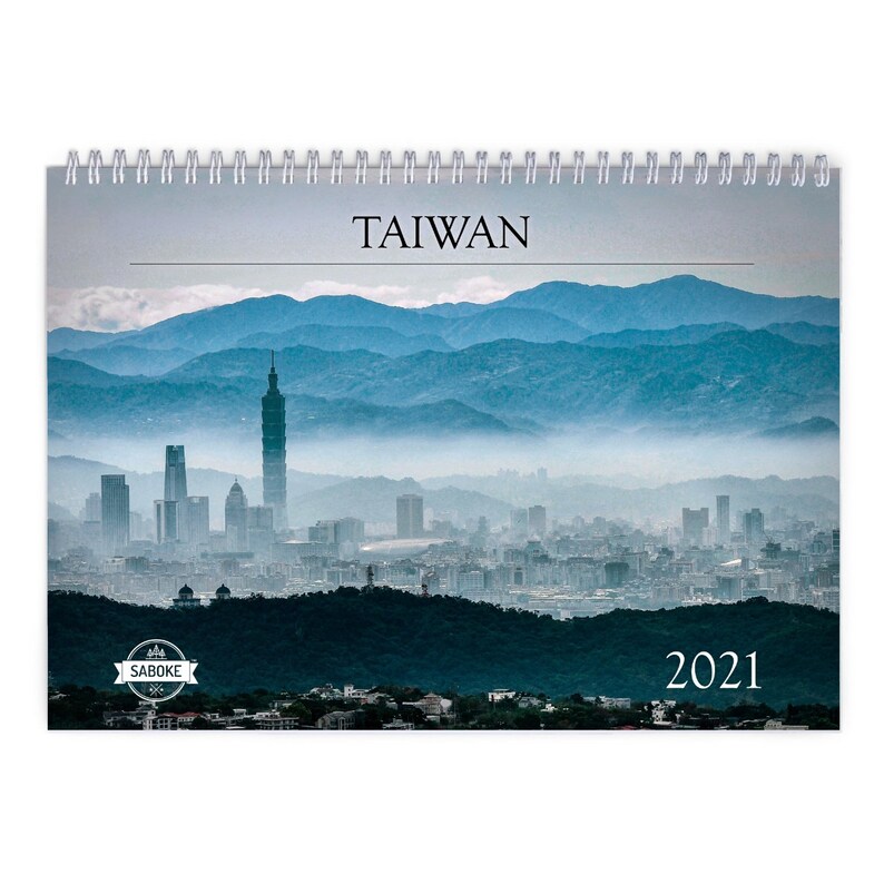 Taiwan 2021 Wall Calendar | Etsy