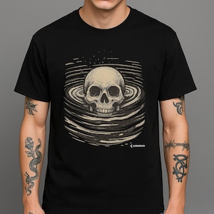 Skull Graphic T-Shirt – Gothic Streetwear, Dark Art Unisex Tee