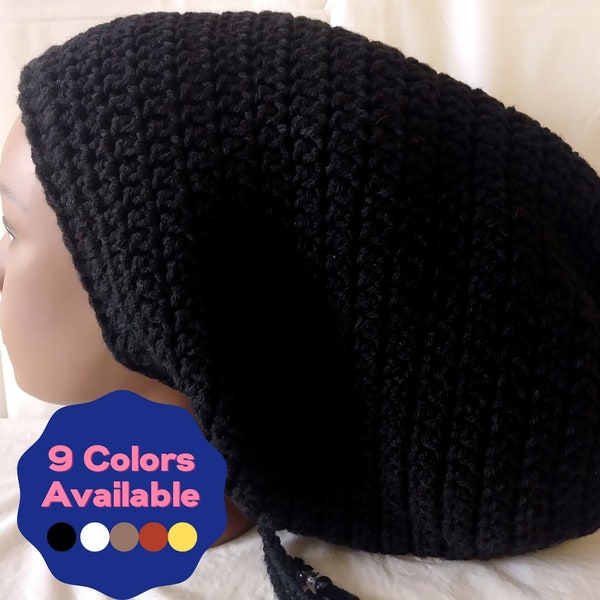 Knitted Tam Hat Etsy