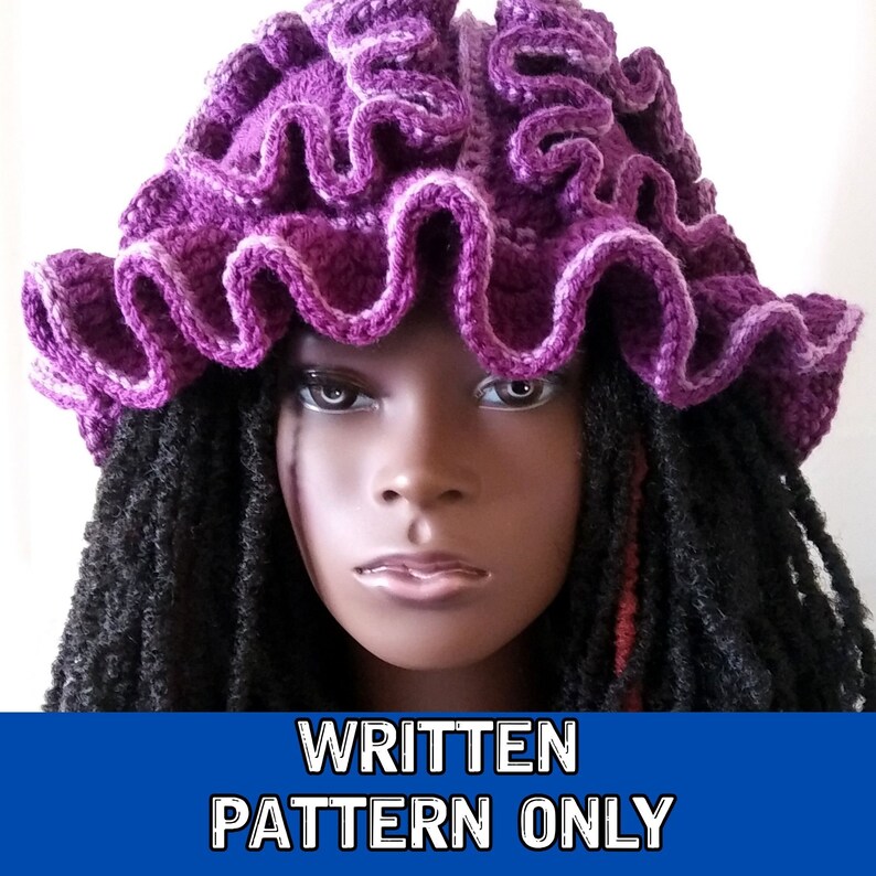 Ultimate Ruffle Bucket Hat Crochet Pattern, PDF Download - Etsy