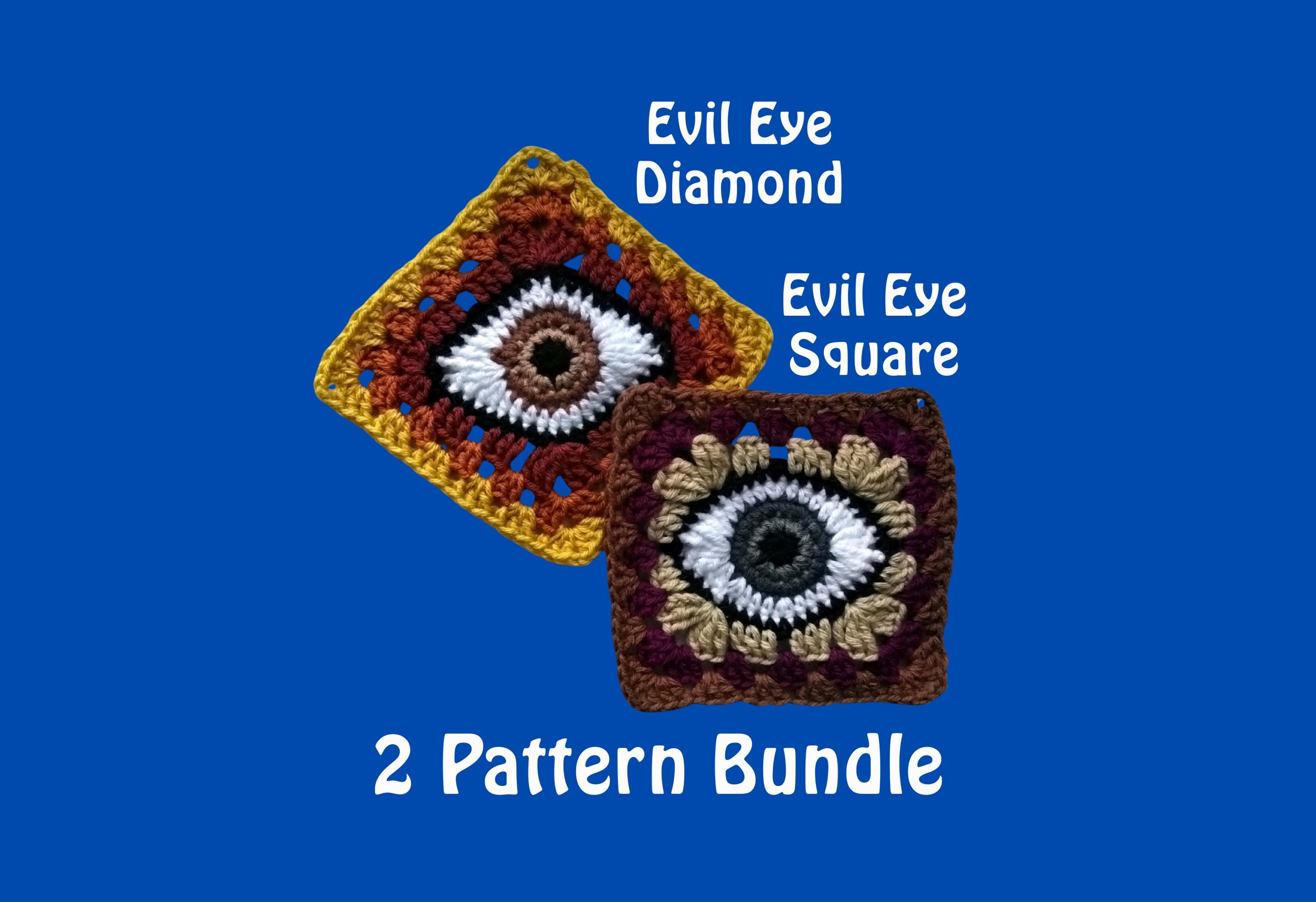 40 Eye Crochet Patterns: Mesmerizing Designs for Every Crochet Enthusiast 37 Evil Eye Crochet 2 Pattern Bundle