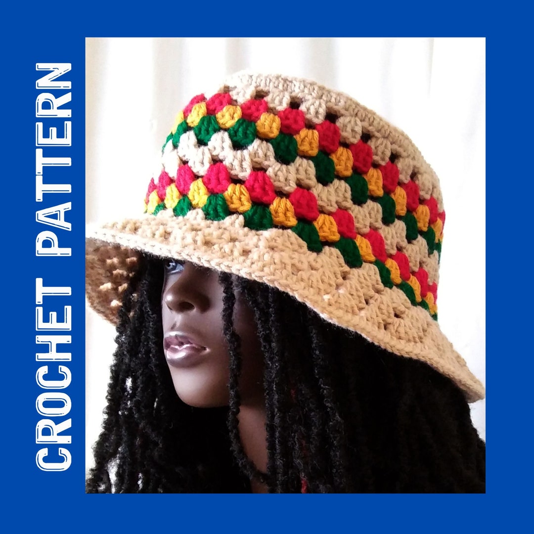 Easy Granny Stitch Bucket Hat Pattern - Crochet Pattern Instant ...
