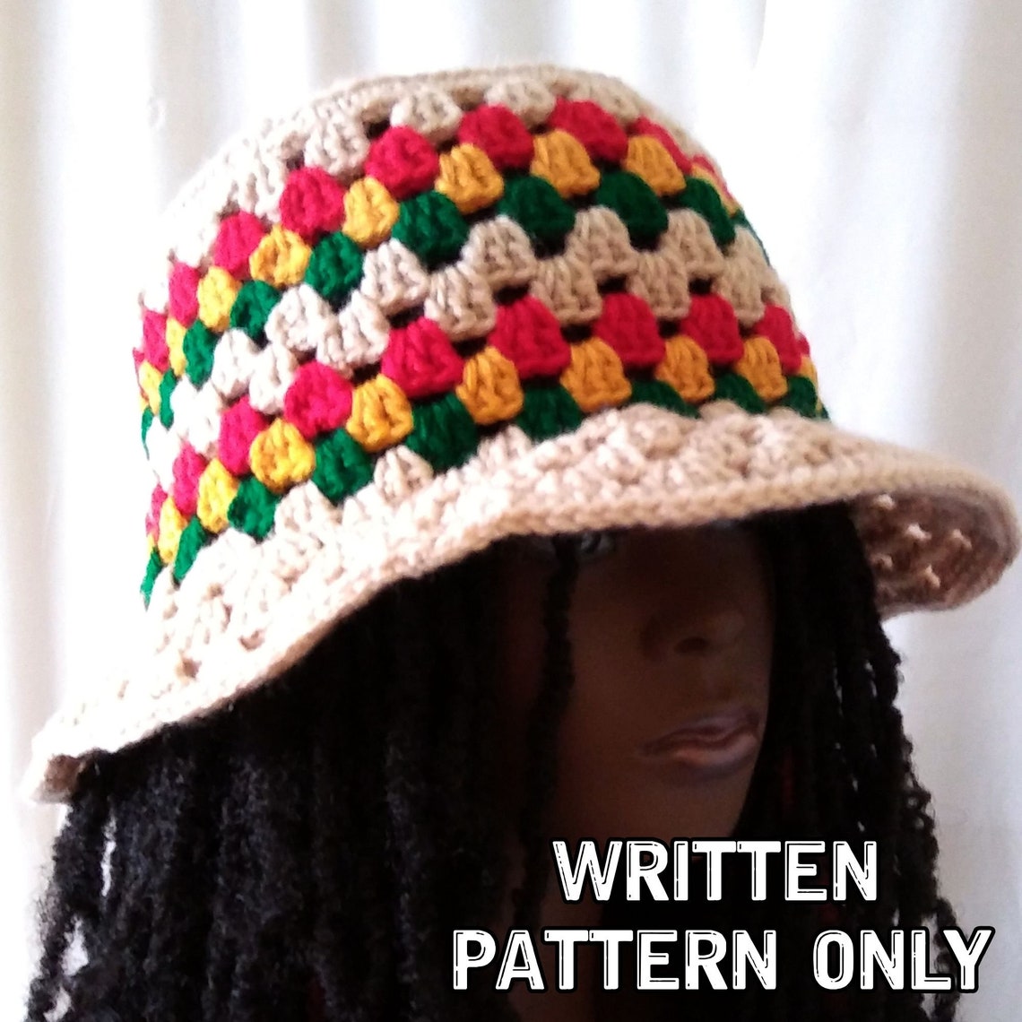 Easy Granny Stitch Bucket Hat Pattern - Crochet Pattern Instant ...