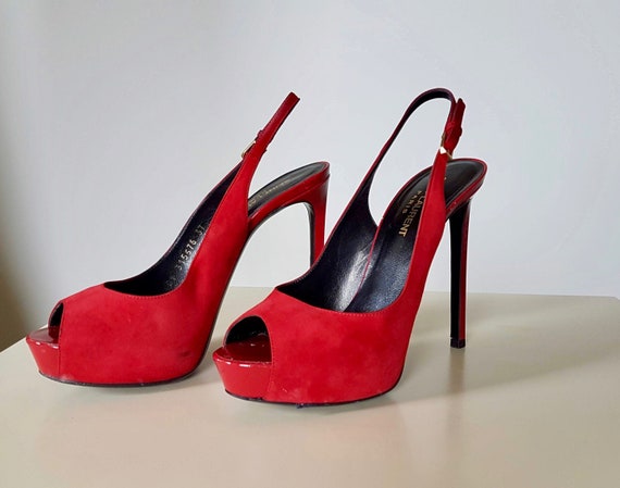 ysl red heels