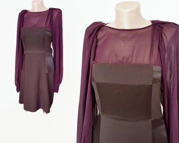 VTG Christian Lacroix designer evening dress wide