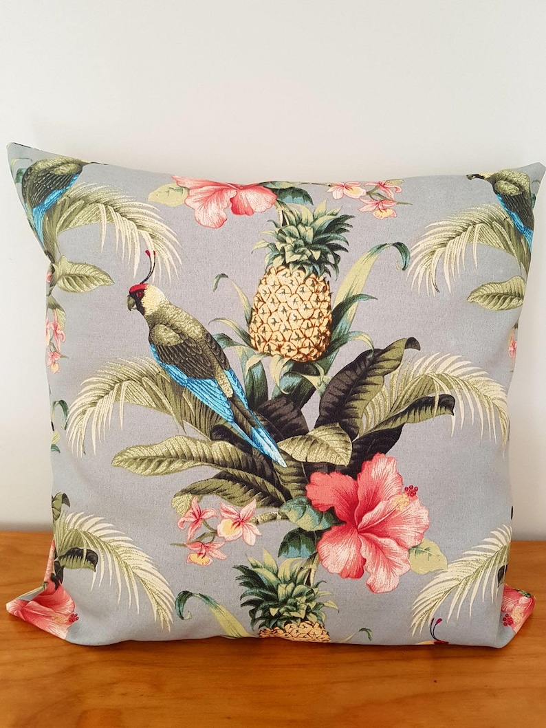 Tropical Outdoor Cushion Cover, Cover Only, Scatter Cushions, Green