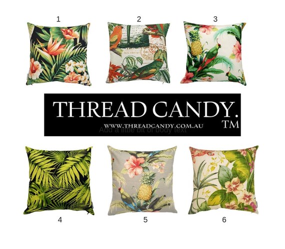 Outdoor Cushions Tropical Palm Leaf Tropical Outdoor Cushions Palm Leaf