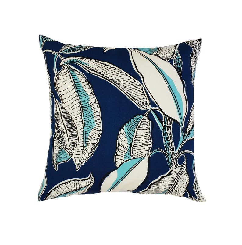 Tropical Outdoor Cushions Tropical Leaves Cushions Outdoor Etsy