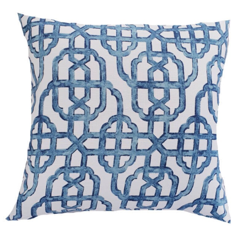 Hamptons Style Cushions Hampton's Pillows Blue and White Etsy