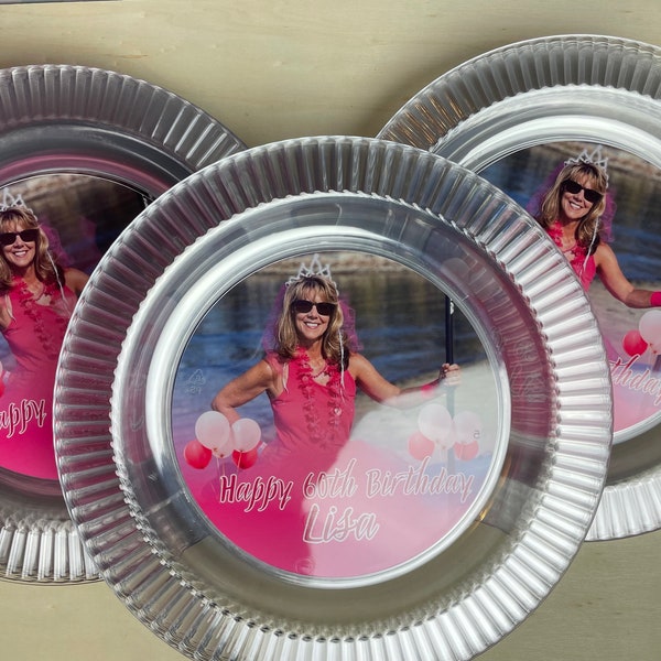 Personalized Party Plates | For any occasion birthdays, weddings, baby showers