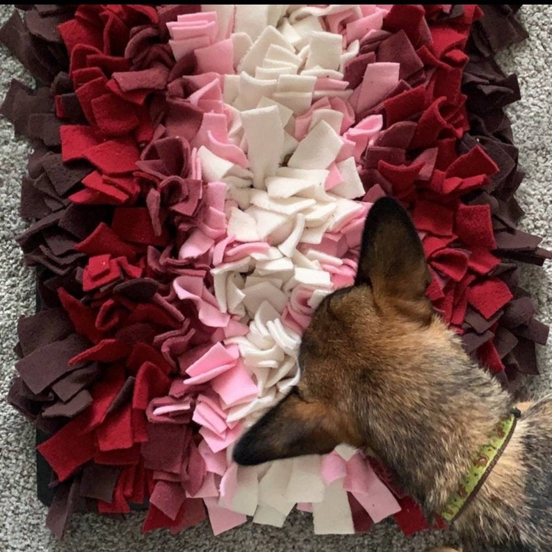 Dog Treat snuffle Mat. Stripe pattern Etsy