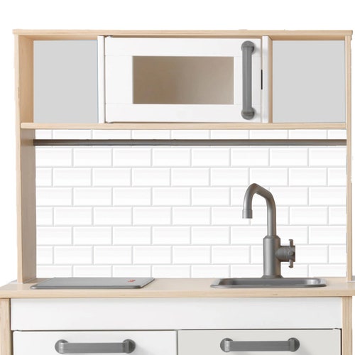 Printed Subway Tile Ikea Duktig Backsplash Sticker Ikea | Etsy
