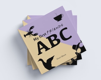 My first Friends ABC – a funny alphabet gift book. Learn the ABC with your six best friends – TV show – Novelty gift for friends