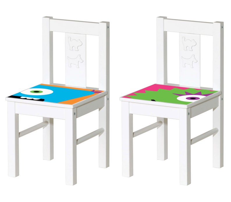 Chair Stickers Vinyl Decals For Kids Chairs Including Ikea Image 0