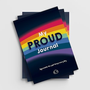 My Proud Journal / Un diario y un diario positivos para niños / Para fomentar el orgullo, la atención plena, la gratitud, la salud mental y el bienestar
