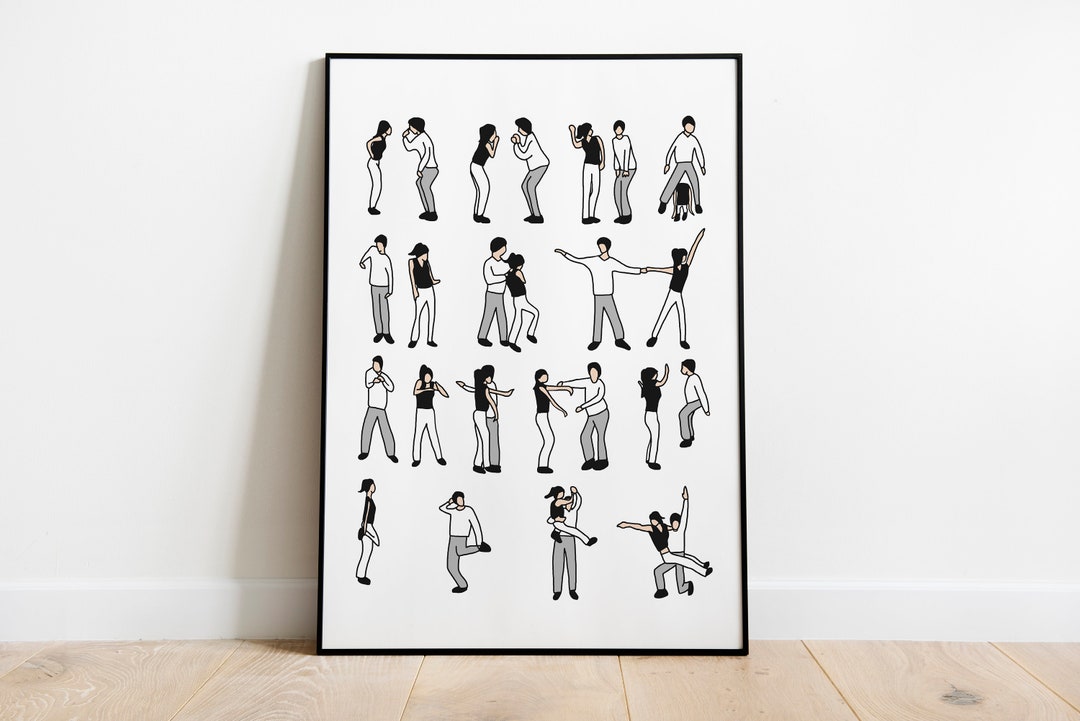 The Routine Friends Digital Poster Print Friends TV Show Birthday Gift ...