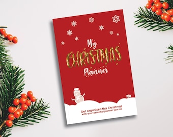 My Christmas Planner – A5 Christmas organiser book: packed with lists, diary pages, menu templates, holiday checklists and journal prompts