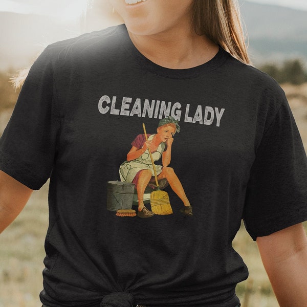 Cleaning Lady Shirt Etsy