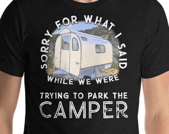 T-shirt drôle de stationnement pour camping-car, cadeau sarcastique pour camping-car