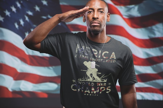 Undefeated World War Champ T Shirt - Patriotic Us Flag Gifts Undefeated World War Champ T Shirt - Patriotic Us Flag Gifts