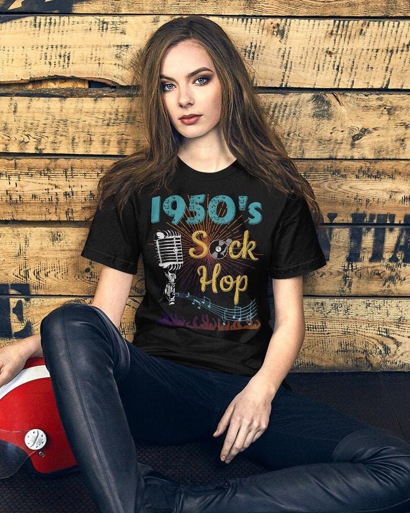 Sock Hop Shirt, 1950s Retro Greaser Gift - Etsy