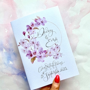 Biglietto personalizzato con messaggio personalizzato/biglietto di nozze personalizzato/biglietto di coppia/calligrafia personalizzata/ordine personalizzato/biglietto di anniversario